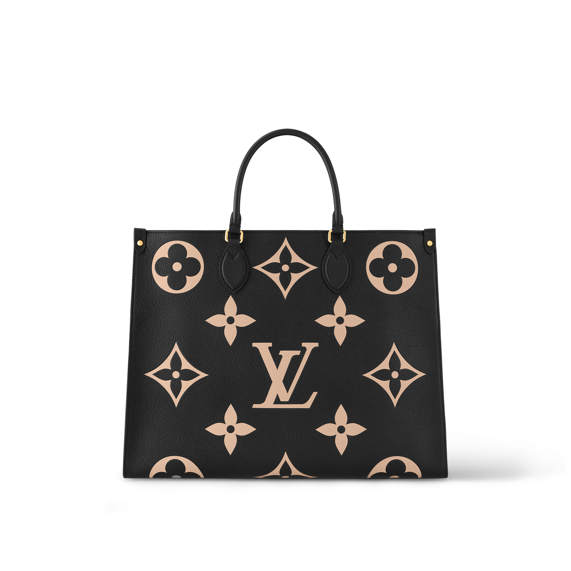 Onthego MM Bicolour Monogram Empreinte Leather - Handbags | LOUIS VUITTON